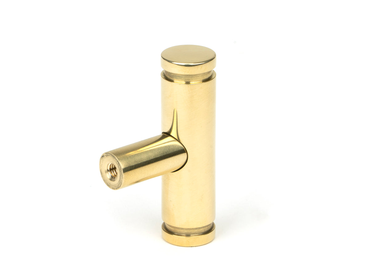 From The Anvil - Polished Brass Kelso T-Bar | Sku. 50574 | Trade Door Handles.