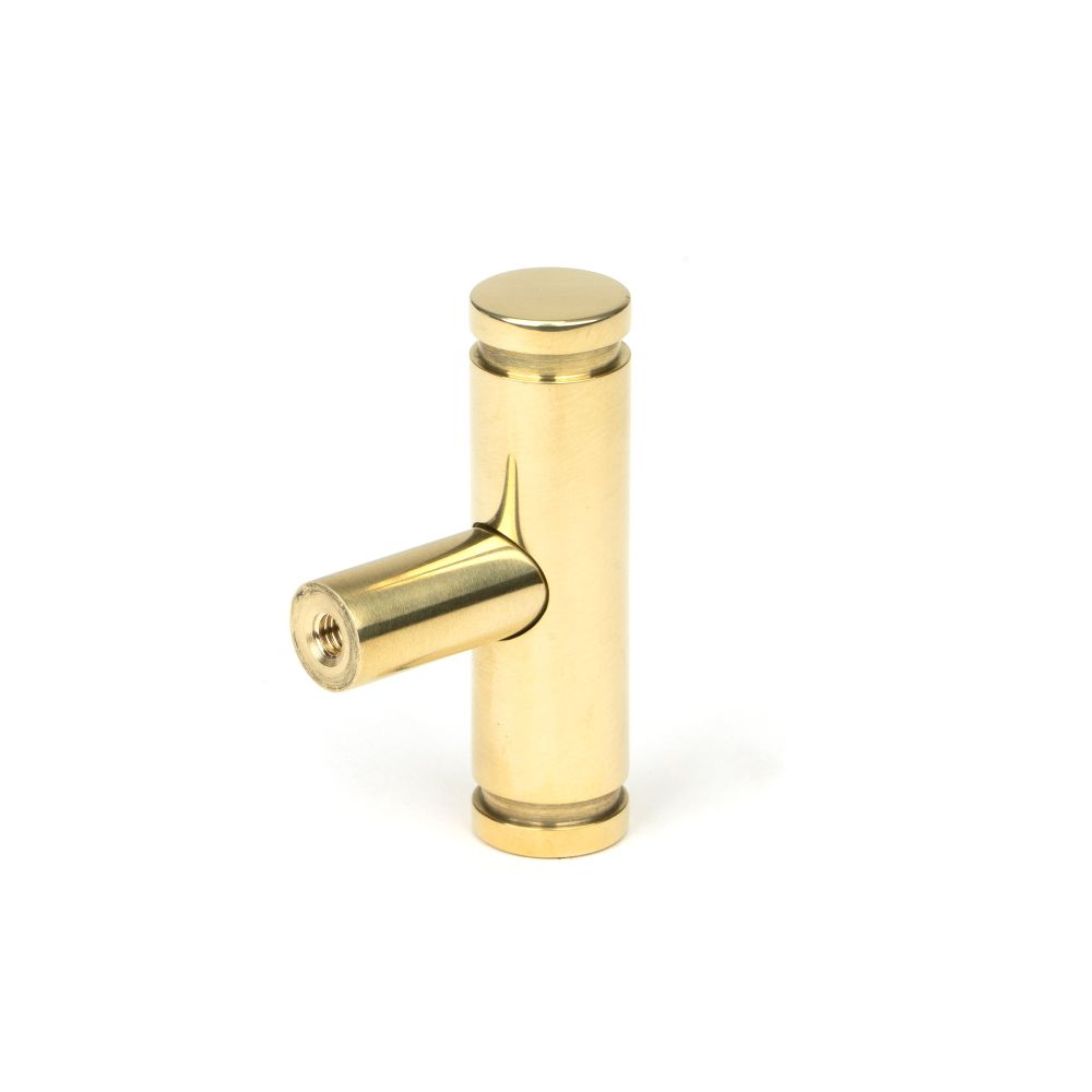 From The Anvil - Polished Brass Kelso T-Bar | Sku. 50574 | Trade Door Handles.