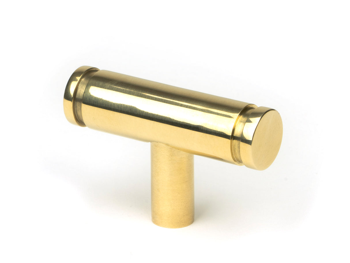 From The Anvil - Polished Brass Kelso T-Bar | Sku. 50574 | Trade Door Handles.