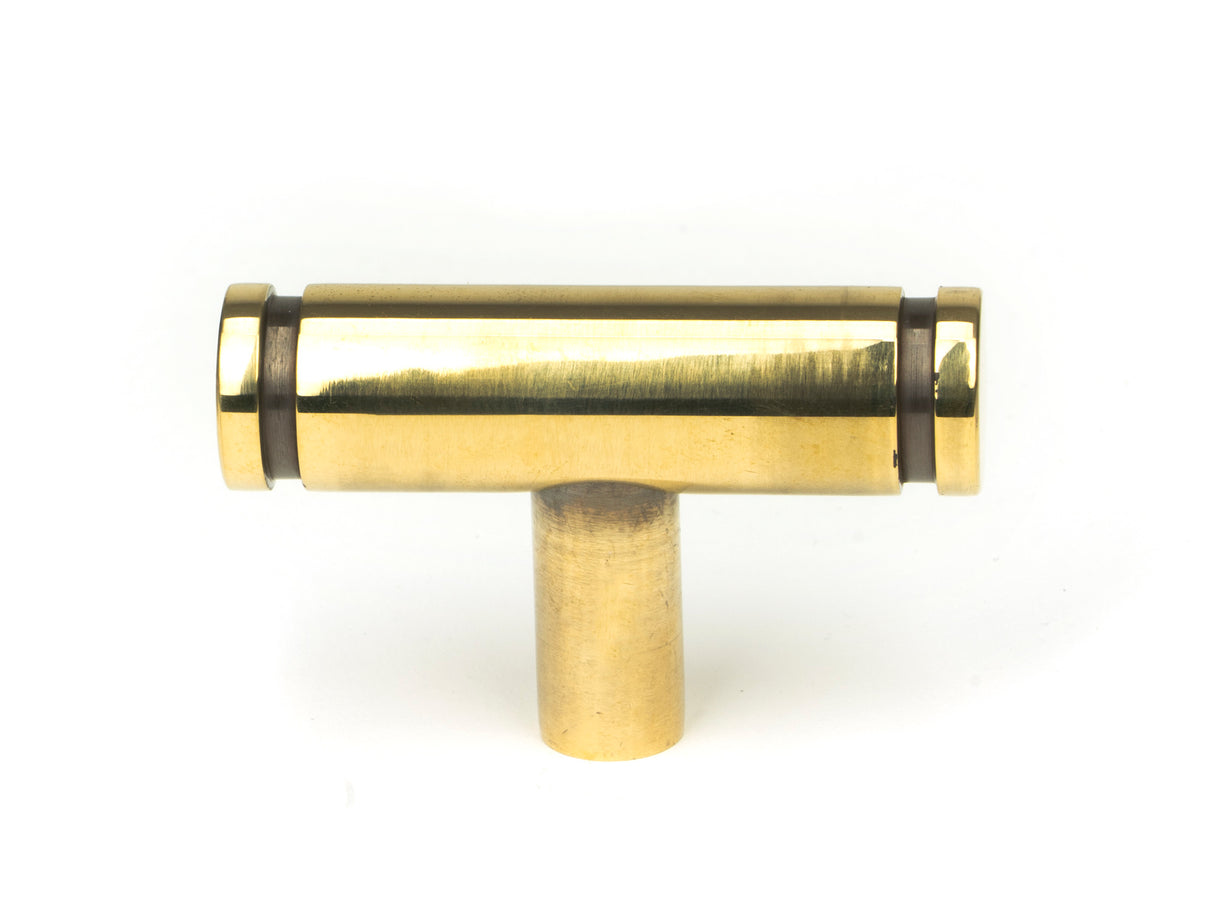 From The Anvil - Aged Brass Kelso T-Bar | Sku. 50575 | Trade Door Handles.
