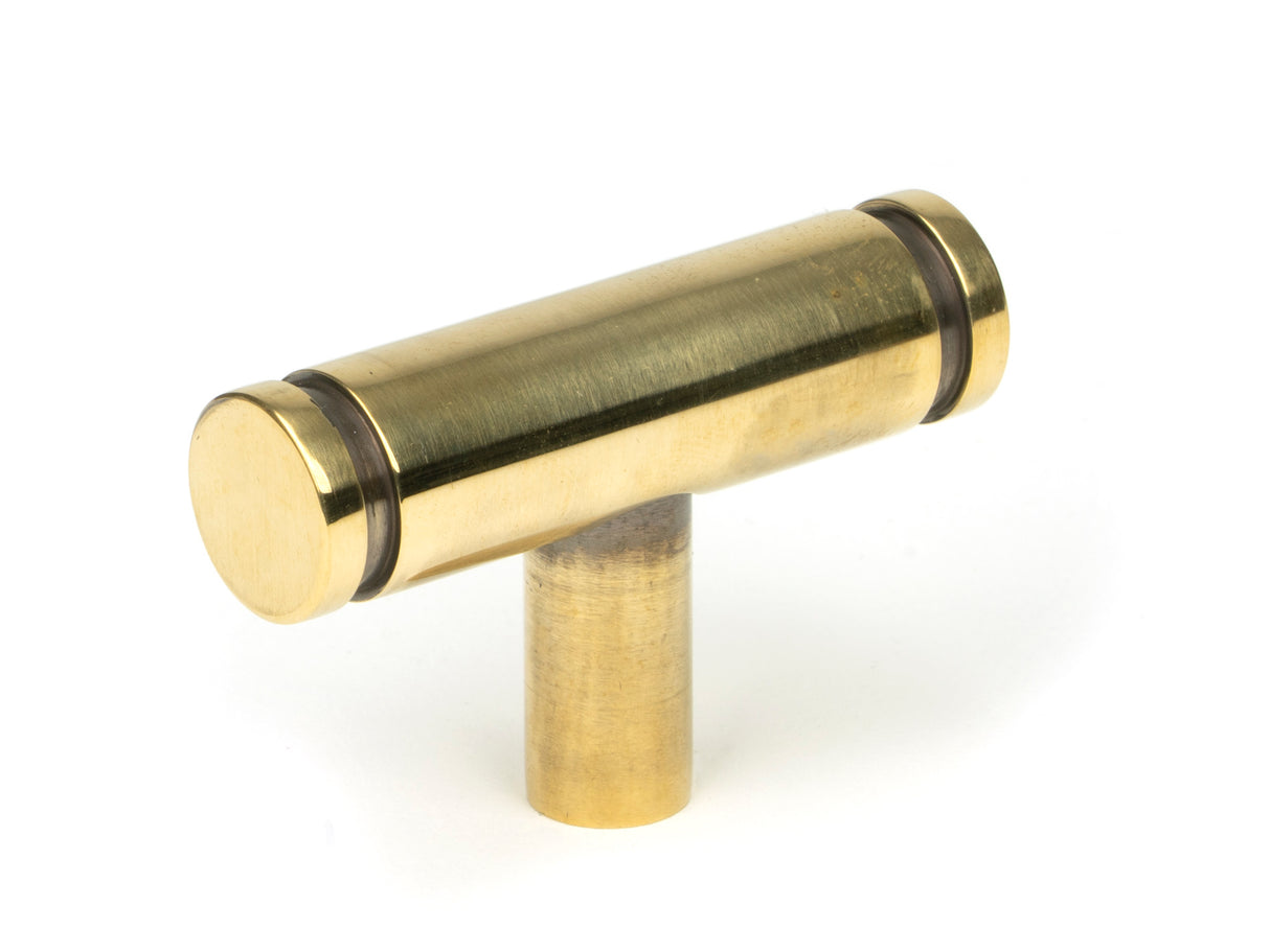 From The Anvil - Aged Brass Kelso T-Bar | Sku. 50575 | Trade Door Handles.