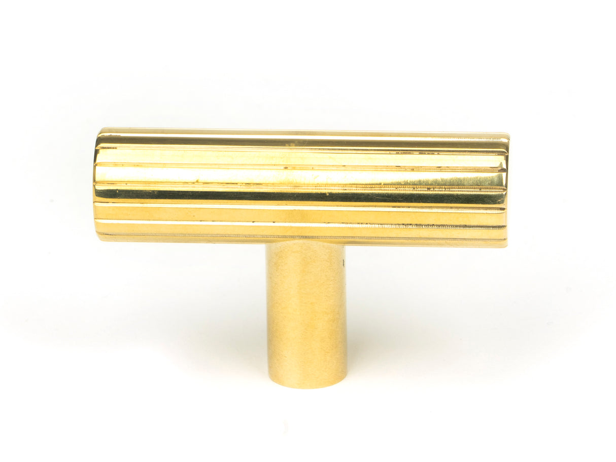 From The Anvil - Polished Brass Judd T-Bar | Sku. 50580 | Trade Door Handles.