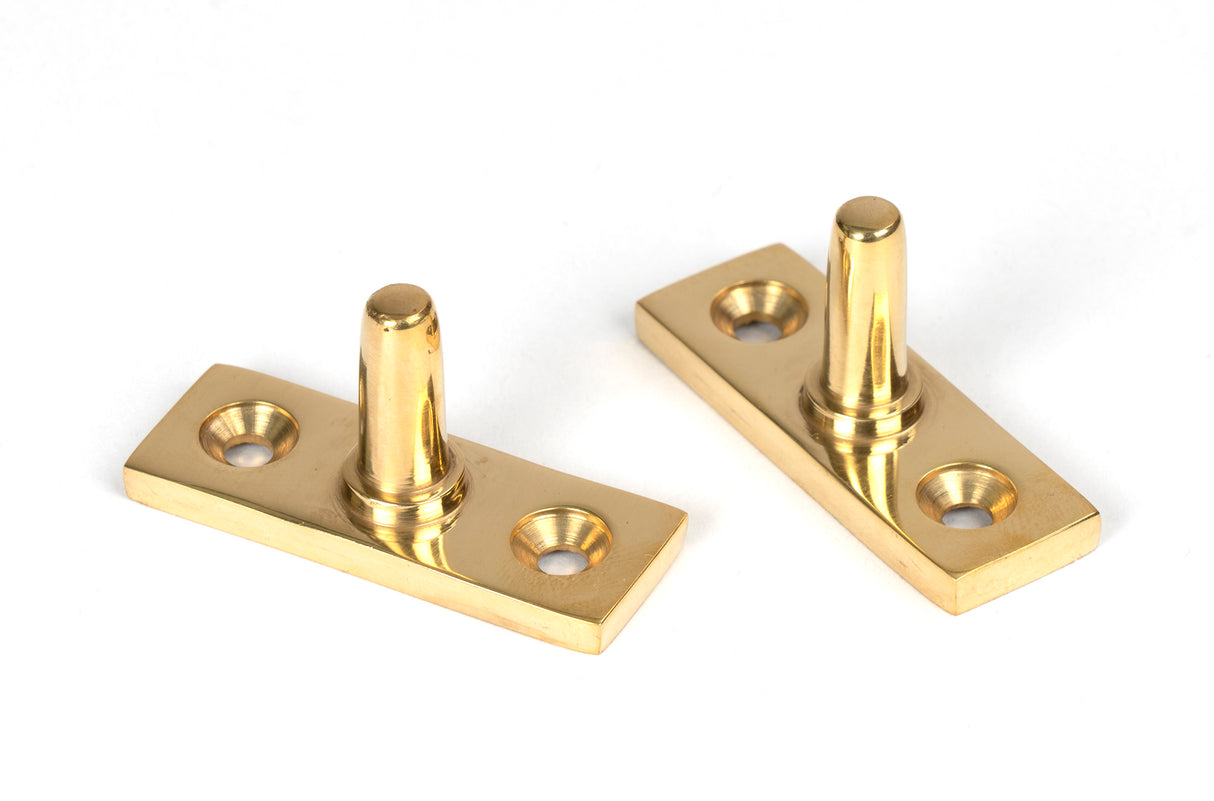 From The Anvil - Polished Brass 10" Brompton Stay | Sku. 50616 | Trade Door Handles.