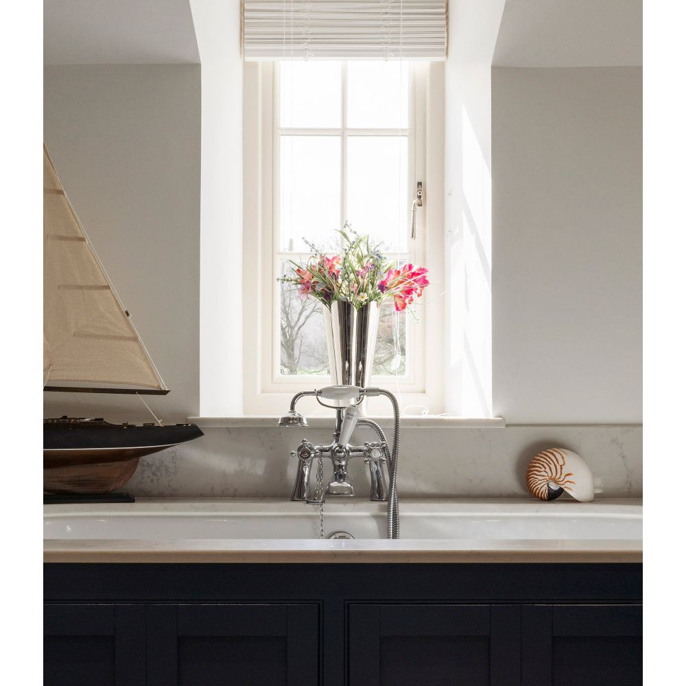 From The Anvil - Polished Marine SS (316) Newbury Espag - LH | Sku. 50626 | Trade Door Handles.