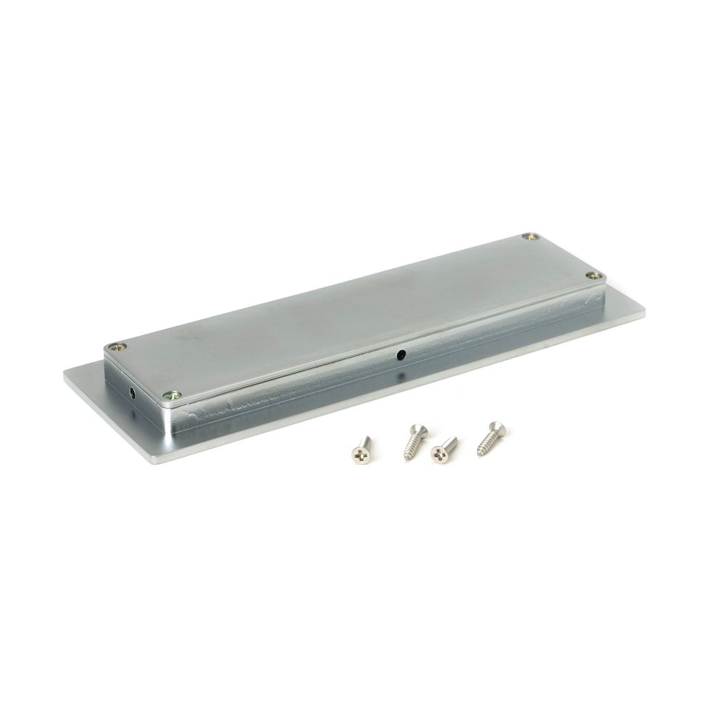 From The Anvil - Satin Chrome 175mm Plain Rectangular Pull | Sku. 50638 | Trade Door Handles.