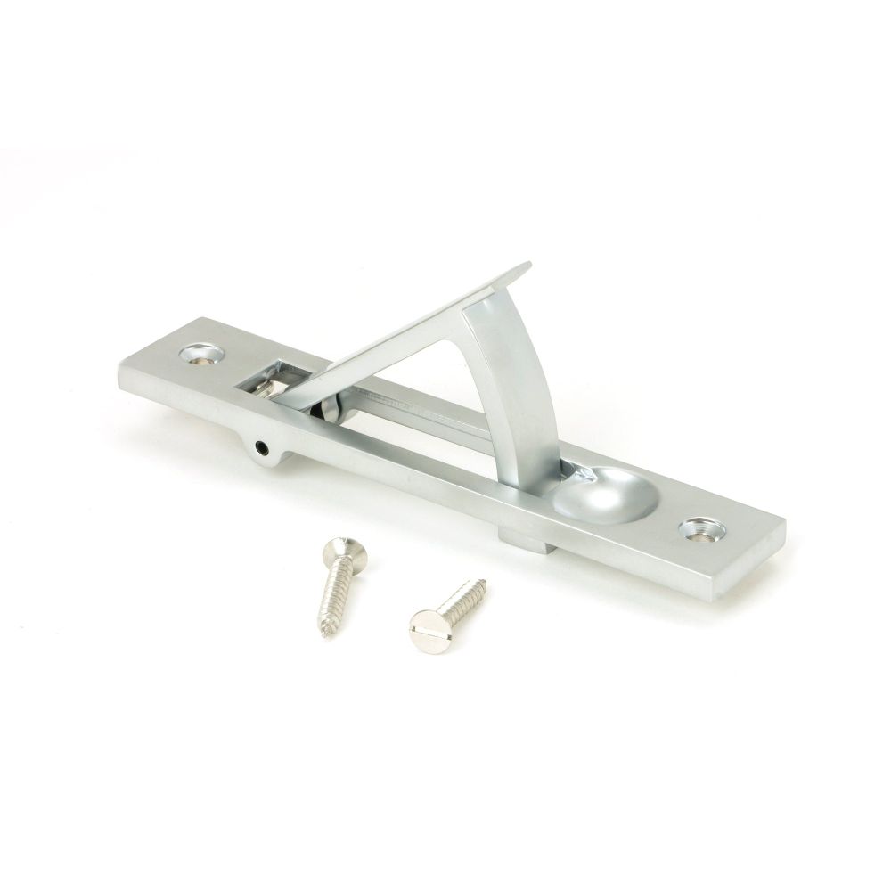 From The Anvil - Satin Chrome 125mm x 25mm Edge Pull | Sku. 50652 | Trade Door Handles.