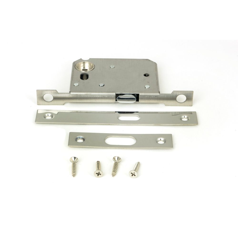 From The Anvil - Polished Nickel 50mm Sliding Door Lock | Sku. 50663 | Trade Door Handles.