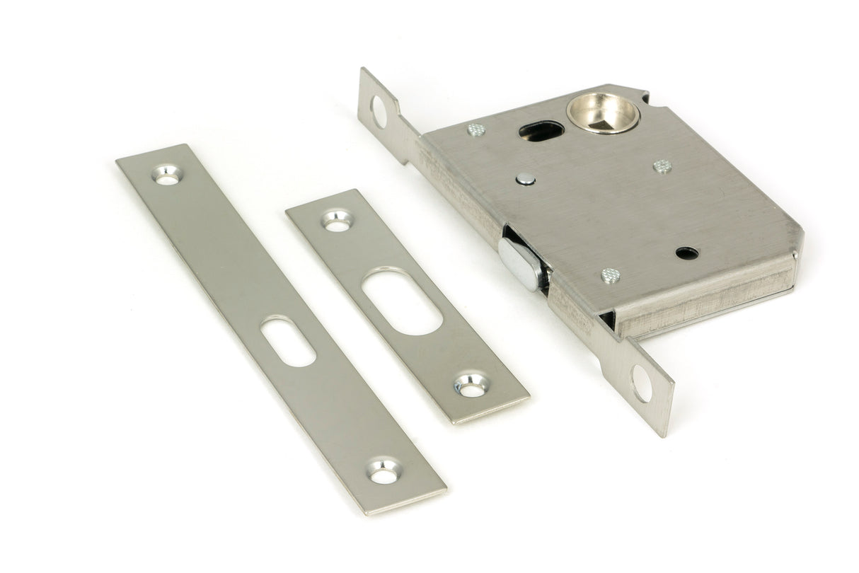 From The Anvil - Polished Nickel 50mm Sliding Door Lock | Sku. 50663 | Trade Door Handles.
