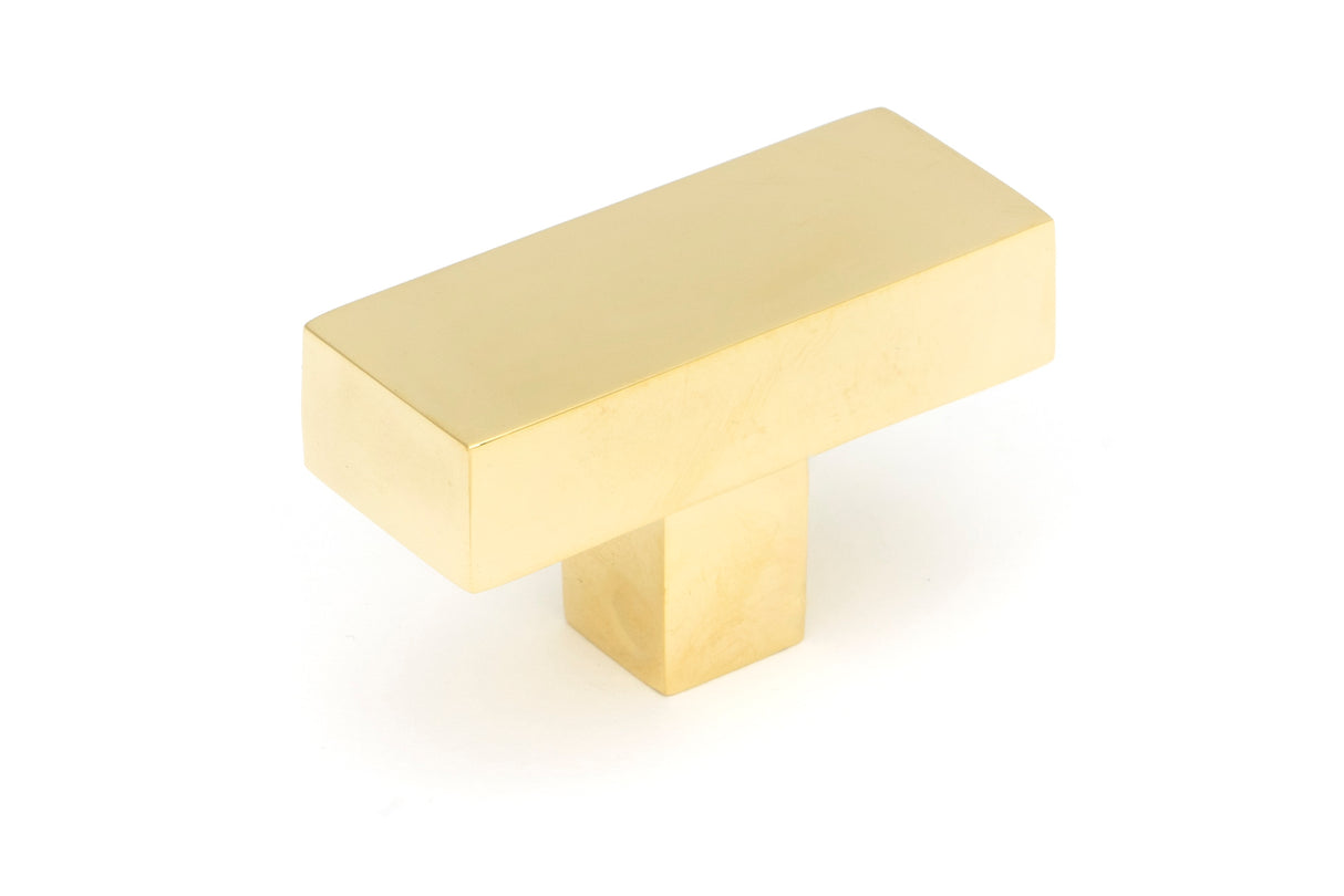 From The Anvil - Polished Brass Albers T-Bar | Sku. 50670 | Trade Door Handles.