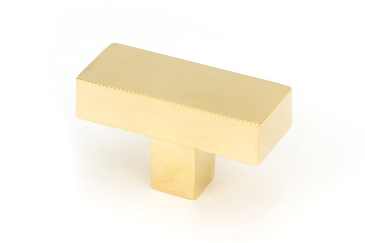 From The Anvil - Polished Brass Albers T-Bar | Sku. 50670 | Trade Door Handles.