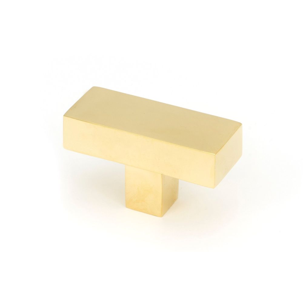From The Anvil - Polished Brass Albers T-Bar | Sku. 50670 | Trade Door Handles.