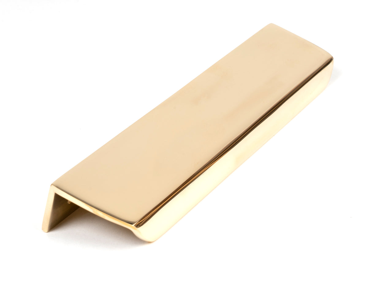 From The Anvil - Polished Brass 200mm Moore Edge Pull | Sku. 50679 | Trade Door Handles.