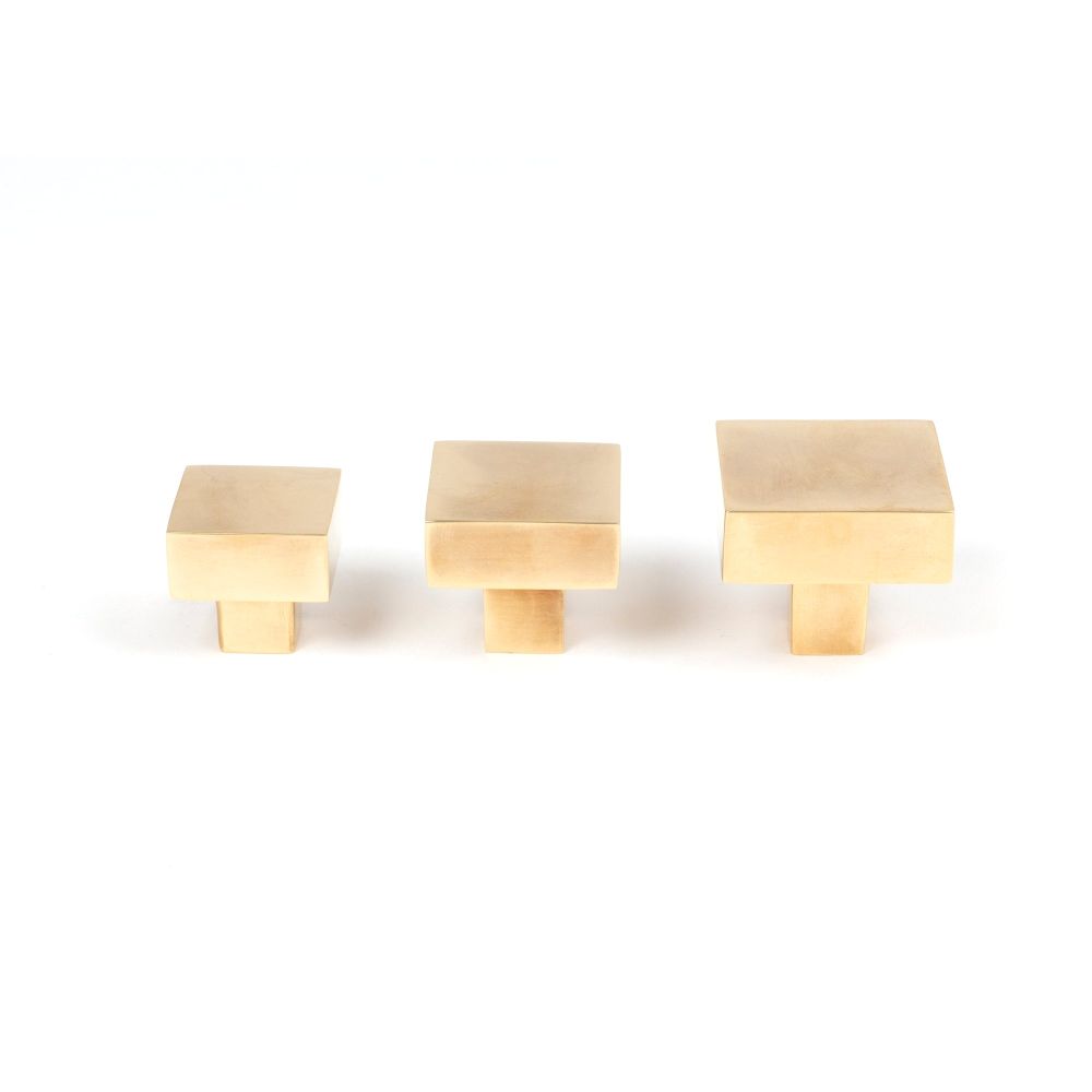 From The Anvil - Aged Brass Albers Cabinet Knob - 25mm | Sku. 50680 | Trade Door Handles.