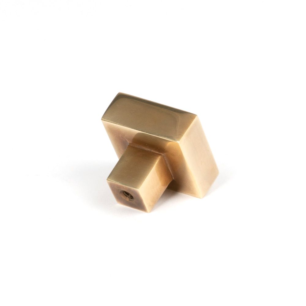 From The Anvil - Aged Brass Albers Cabinet Knob - 30mm | Sku. 50681 | Trade Door Handles.