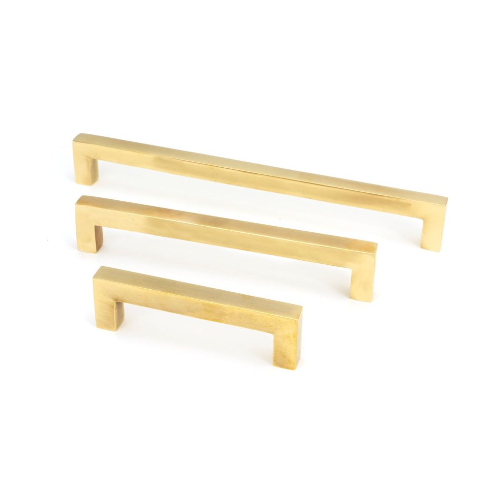 From The Anvil - Aged Brass Albers Pull Handle - Small | Sku. 50684 | Trade Door Handles.
