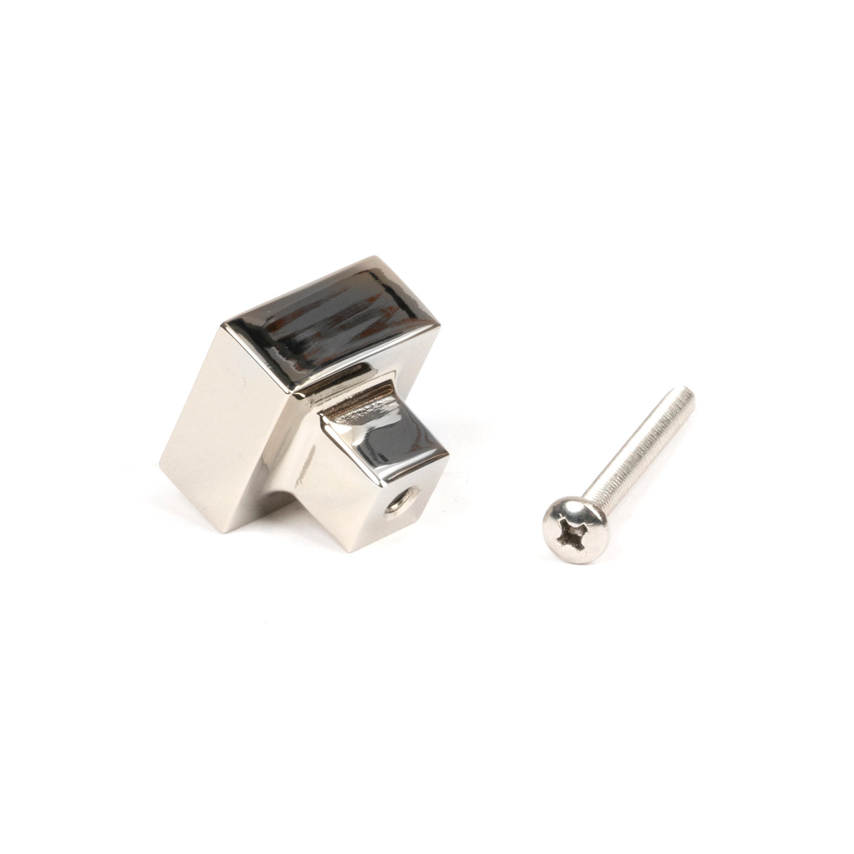 From The Anvil - Polished Nickel Albers Cabinet Knob - 25mm | Sku. 50693 | Trade Door Handles.