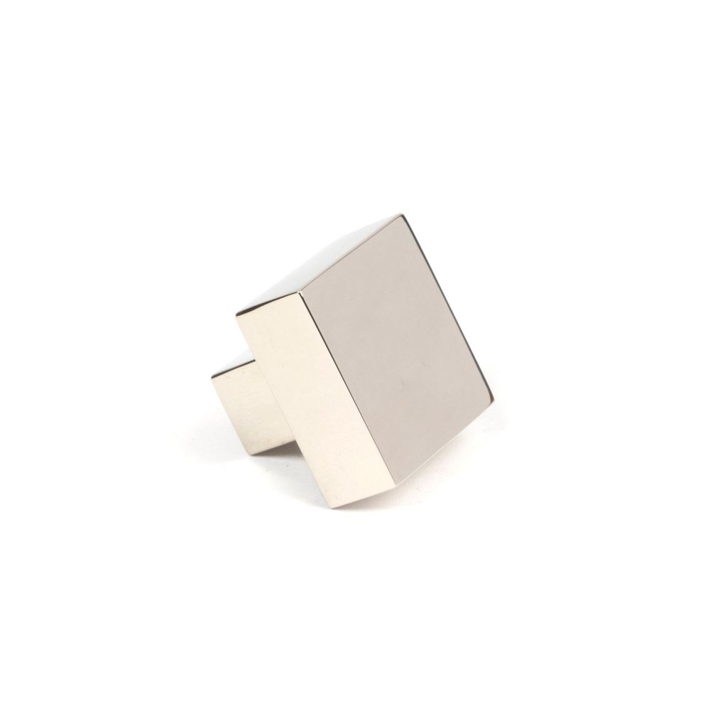From The Anvil - Polished Nickel Albers Cabinet Knob - 30mm | Sku. 50694 | Trade Door Handles.