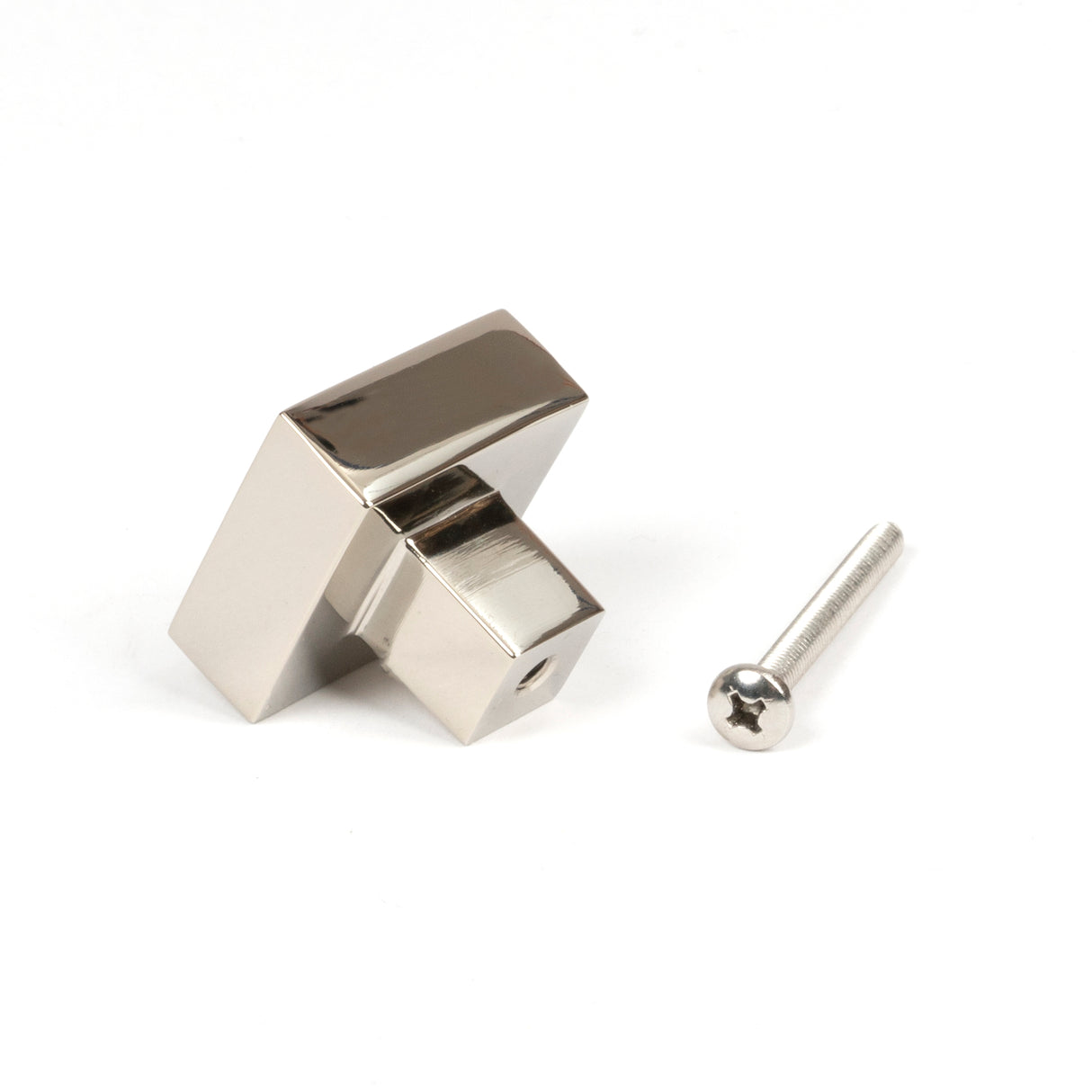 From The Anvil - Polished Nickel Albers Cabinet Knob - 30mm | Sku. 50694 | Trade Door Handles.