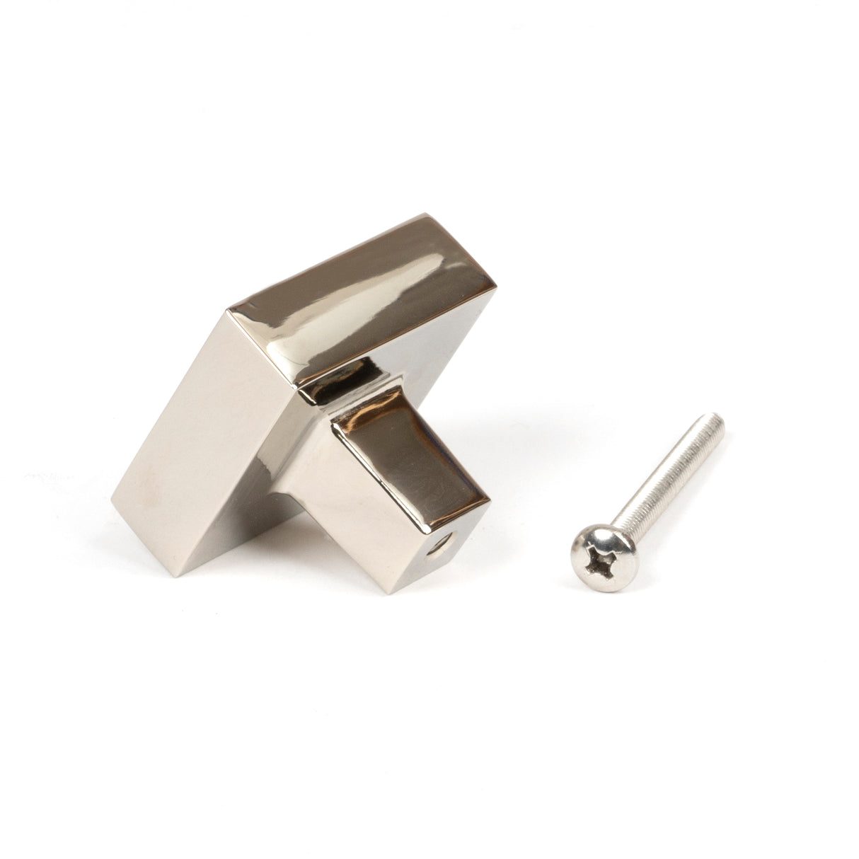 From The Anvil - Polished Nickel Albers Cabinet Knob - 35mm | Sku. 50695 | Trade Door Handles.
