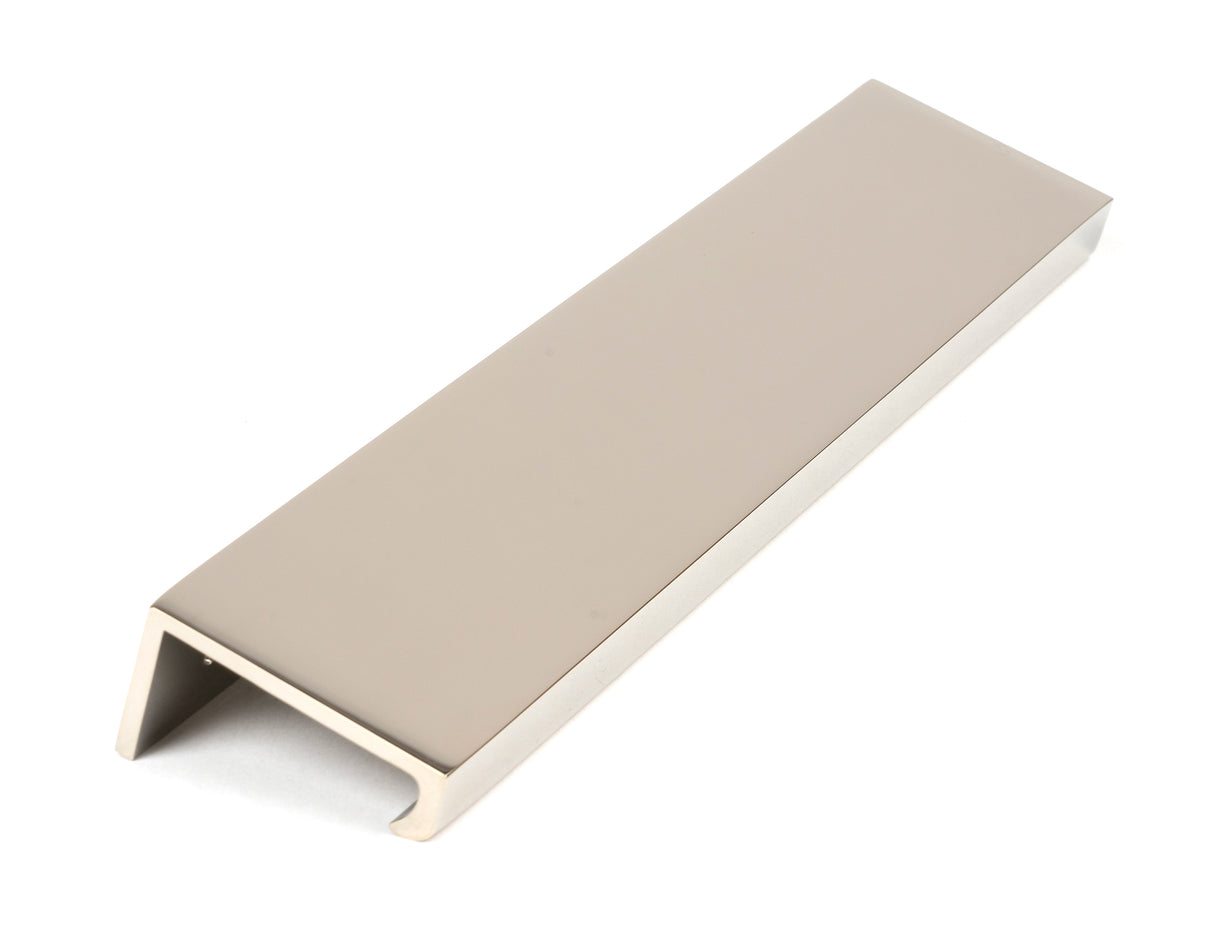 From The Anvil - Polished Nickel 200mm Plain Edge Pull | Sku. 50702 | Trade Door Handles.
