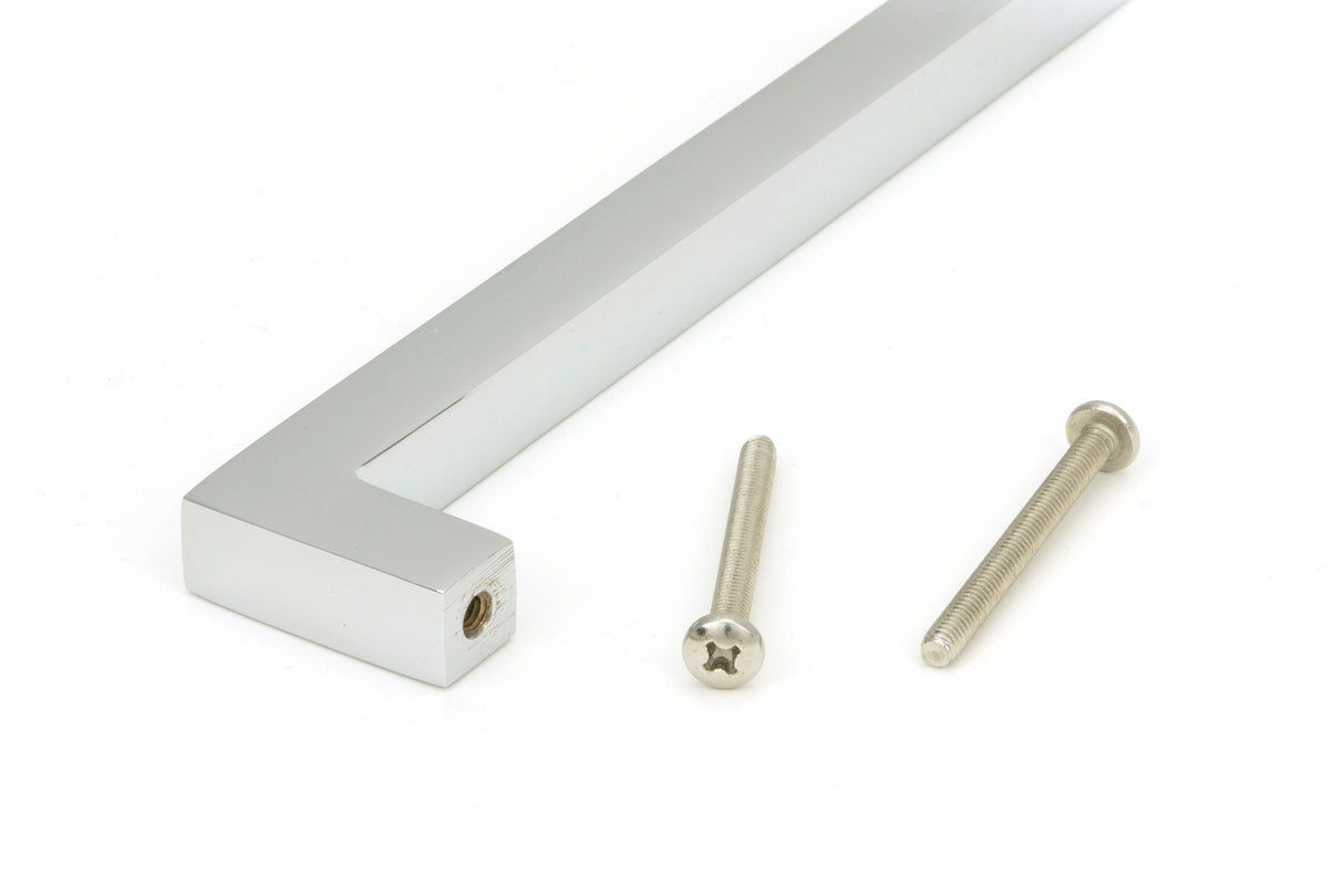 From The Anvil - Polished Chrome Albers Pull Handle - Small | Sku. 50710 | Trade Door Handles.