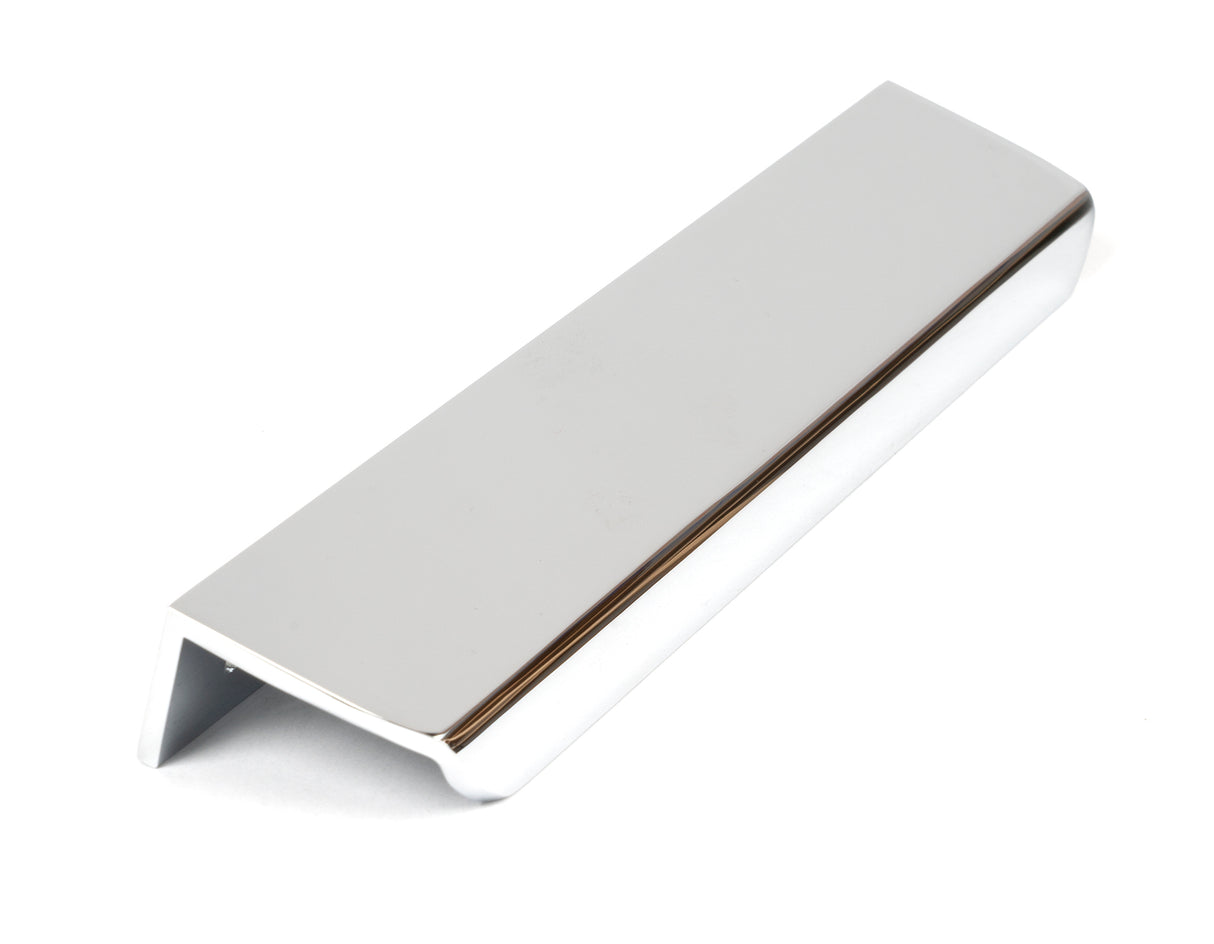 From The Anvil - Polished Chrome 200mm Moore Edge Pull | Sku. 50718 | Trade Door Handles.