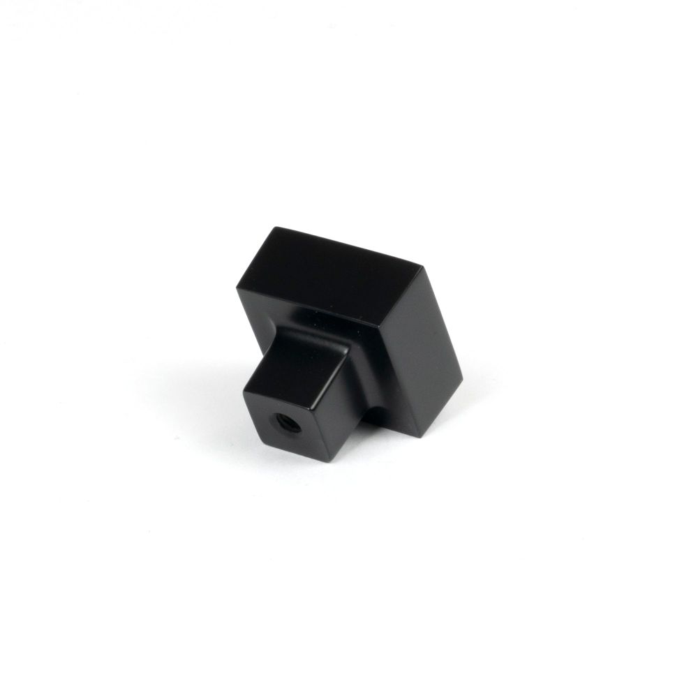 From The Anvil - Matt Black Albers Cabinet Knob - 25mm | Sku. 50732 | Trade Door Handles.