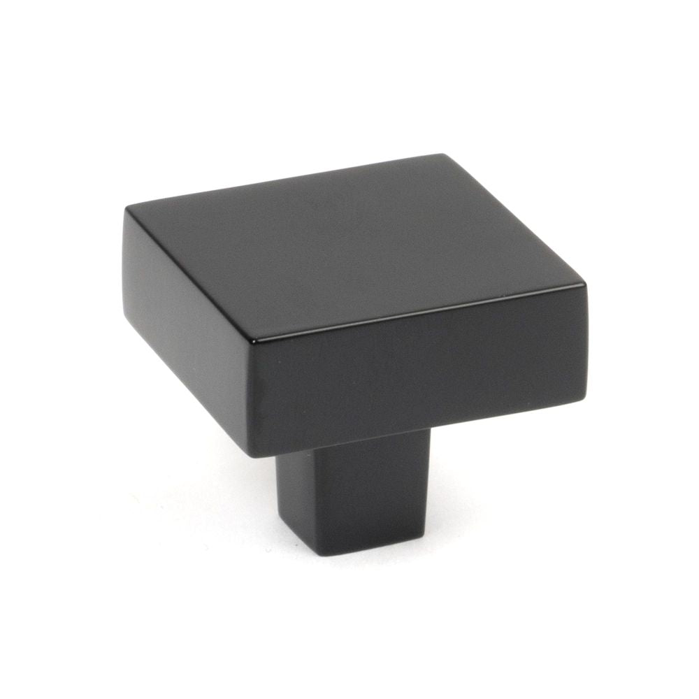 From The Anvil - Matt Black Albers Cabinet Knob - 35mm | Sku. 50734 | Trade Door Handles.