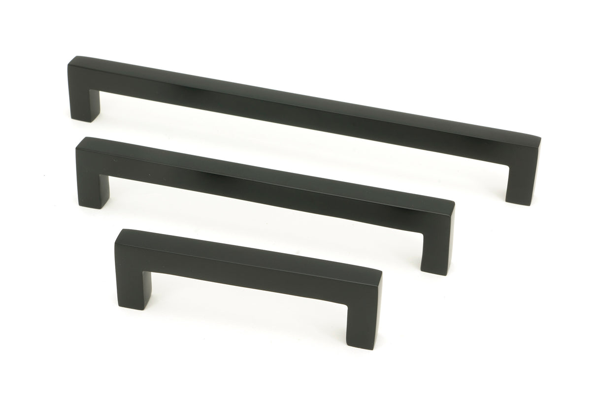 From The Anvil - Matt Black Albers Pull Handle - Medium | Sku. 50737 | Trade Door Handles.