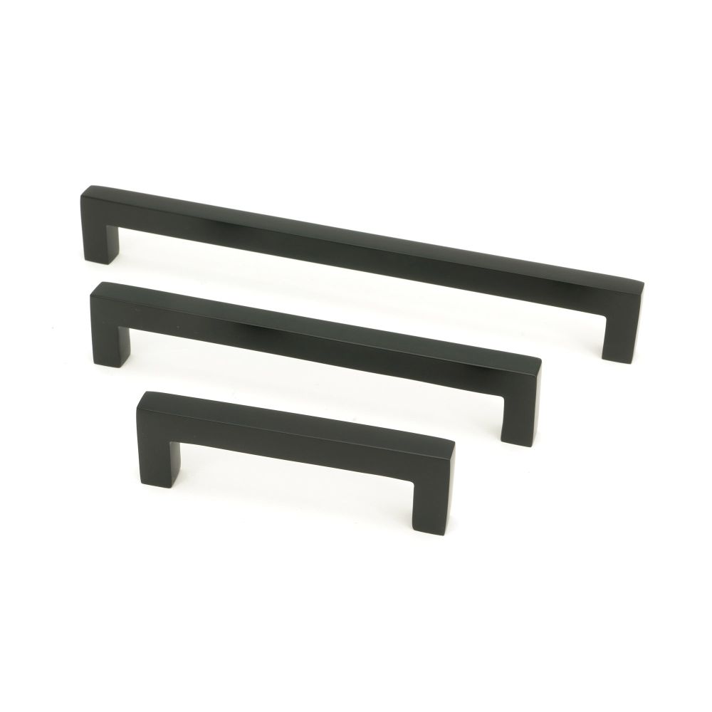 From The Anvil - Matt Black Albers Pull Handle - Large | Sku. 50738 | Trade Door Handles.