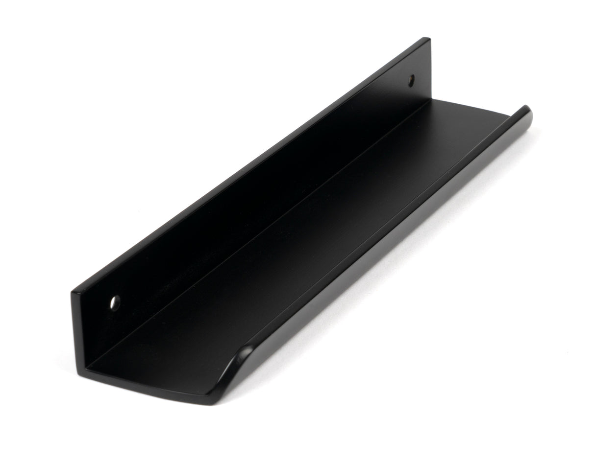From The Anvil - Matt Black 200mm Moore Edge Pull | Sku. 50744 | Trade Door Handles.