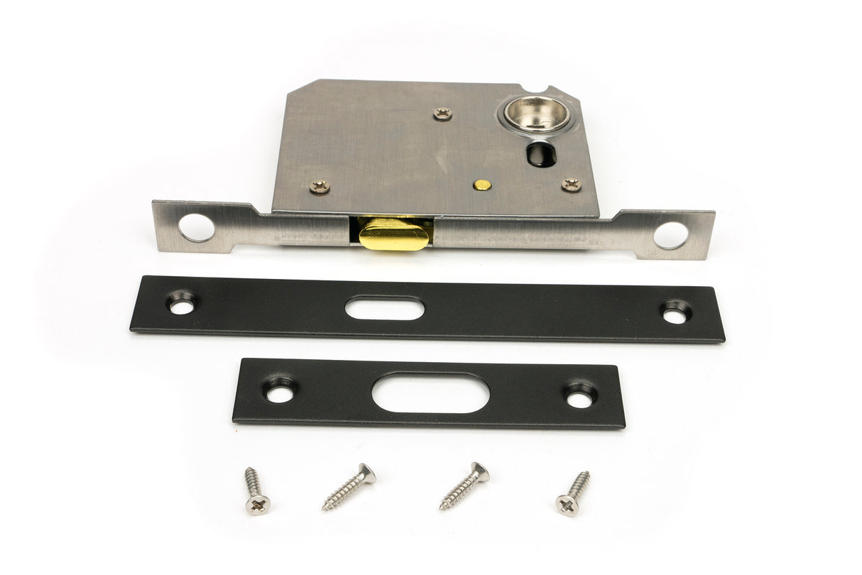 From The Anvil - Aged Bronze 50mm Sliding Door Lock | Sku. 50745 | Trade Door Handles.