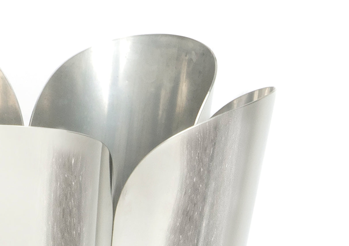 From The Anvil - Polished Marine SS (316) 30cm Flora Pot | Sku. 50756 | Trade Door Handles.