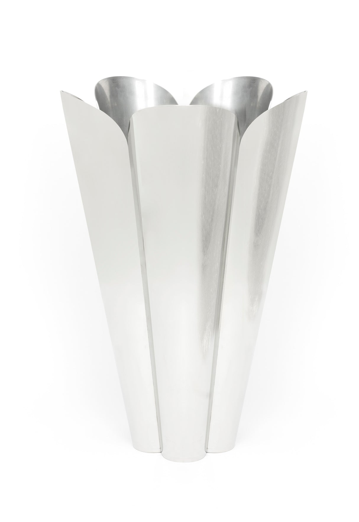 From The Anvil - Polished Marine SS (316) 40cm Flora Pot | Sku. 50757 | Trade Door Handles.