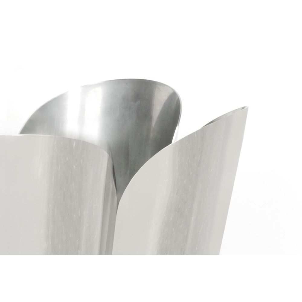 From The Anvil - Polished Marine SS (316) 40cm Flora Pot | Sku. 50757 | Trade Door Handles.