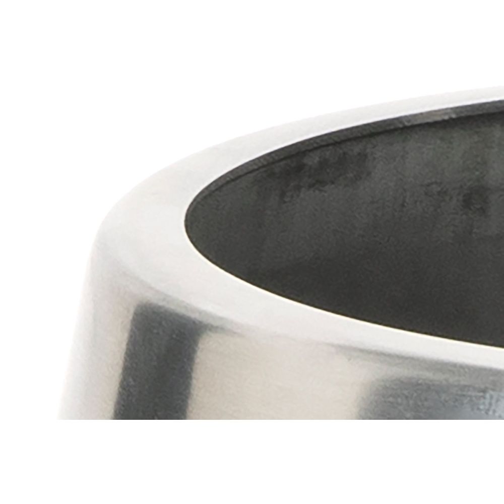 From The Anvil - Satin Marine SS (316) 12.5cm Hepworth Pot | Sku. 50758 | Trade Door Handles.