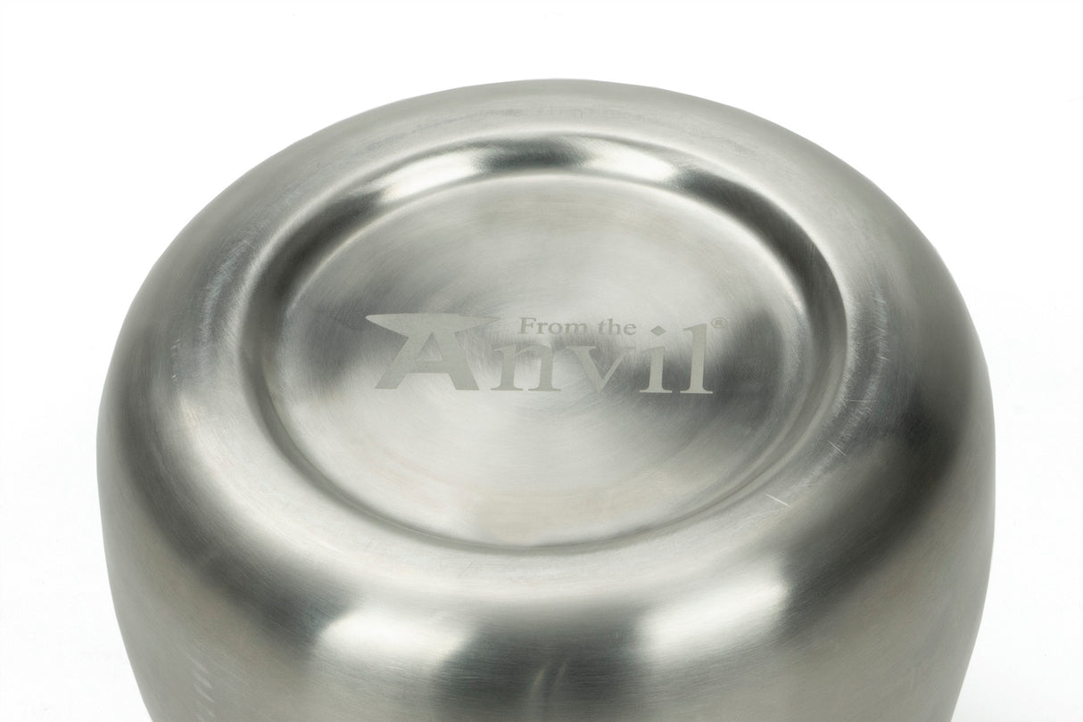 From The Anvil - Satin Marine SS (316) 12.5cm Hepworth Pot | Sku. 50758 | Trade Door Handles.