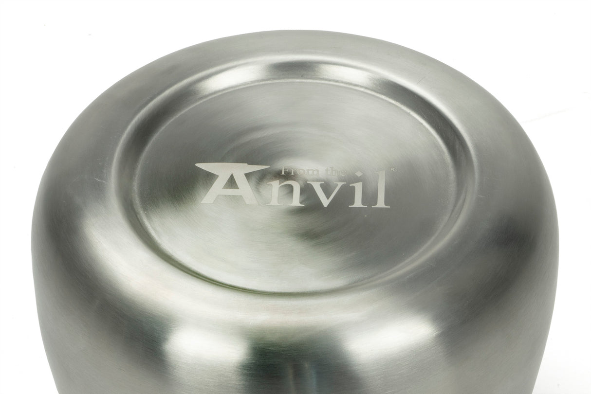 From The Anvil - Satin Marine SS (316) 16cm Hepworth Pot | Sku. 50759 | Trade Door Handles.
