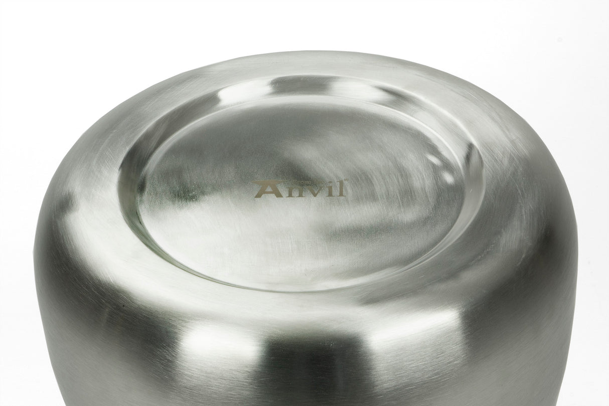 From The Anvil - Satin Marine SS (316) 28cm Hepworth Pot | Sku. 50760 | Trade Door Handles.