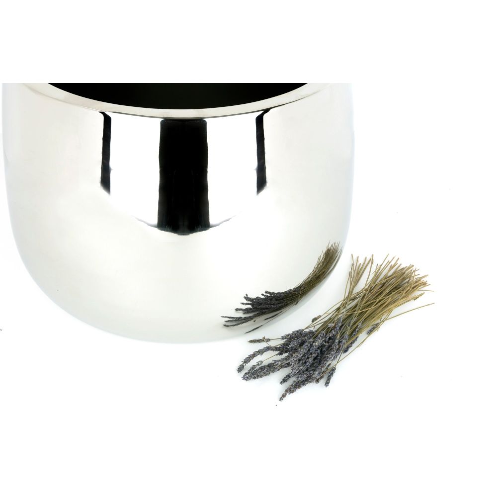 From The Anvil - Polished Marine SS (316) 28cm Hepworth Pot | Sku. 50763 | Trade Door Handles.