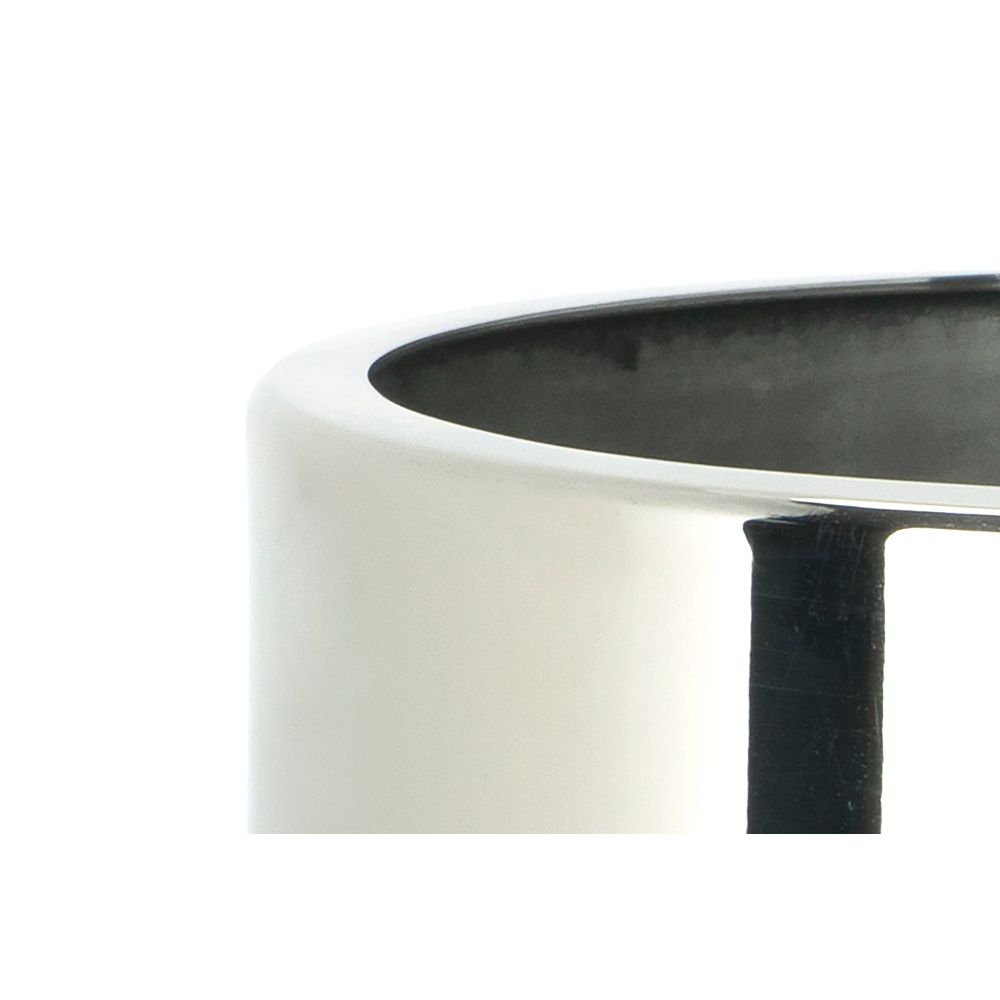 From The Anvil - Polished Marine SS (316) 12.5cm Newlyn Pot | Sku. 50767 | Trade Door Handles.