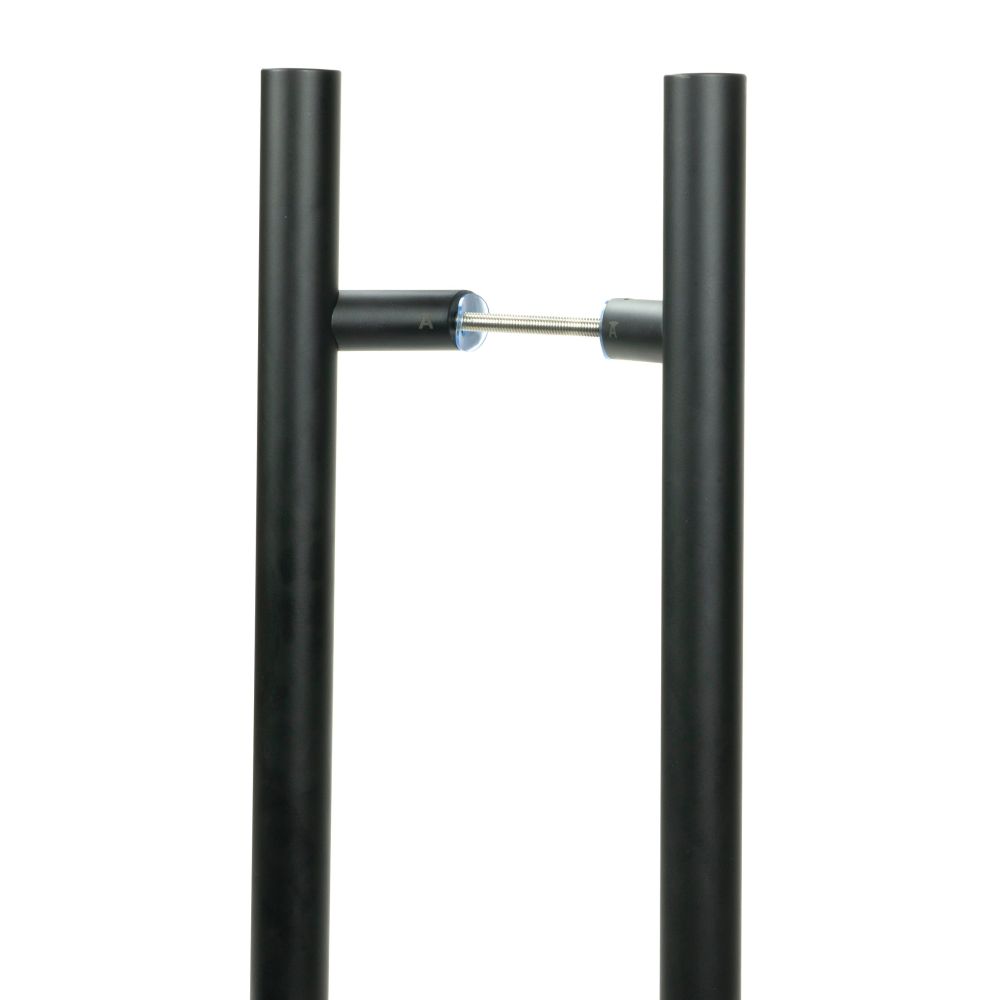 From The Anvil - Matt Black (316) 1.5m Offset T Bar Handle B2B 32mm | Sku. 50796 | Trade Door Handles.