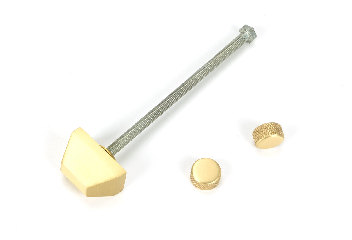 From The Anvil - Satin Brass Brompton Door Knocker | Sku. 50885 | Trade Door Handles.