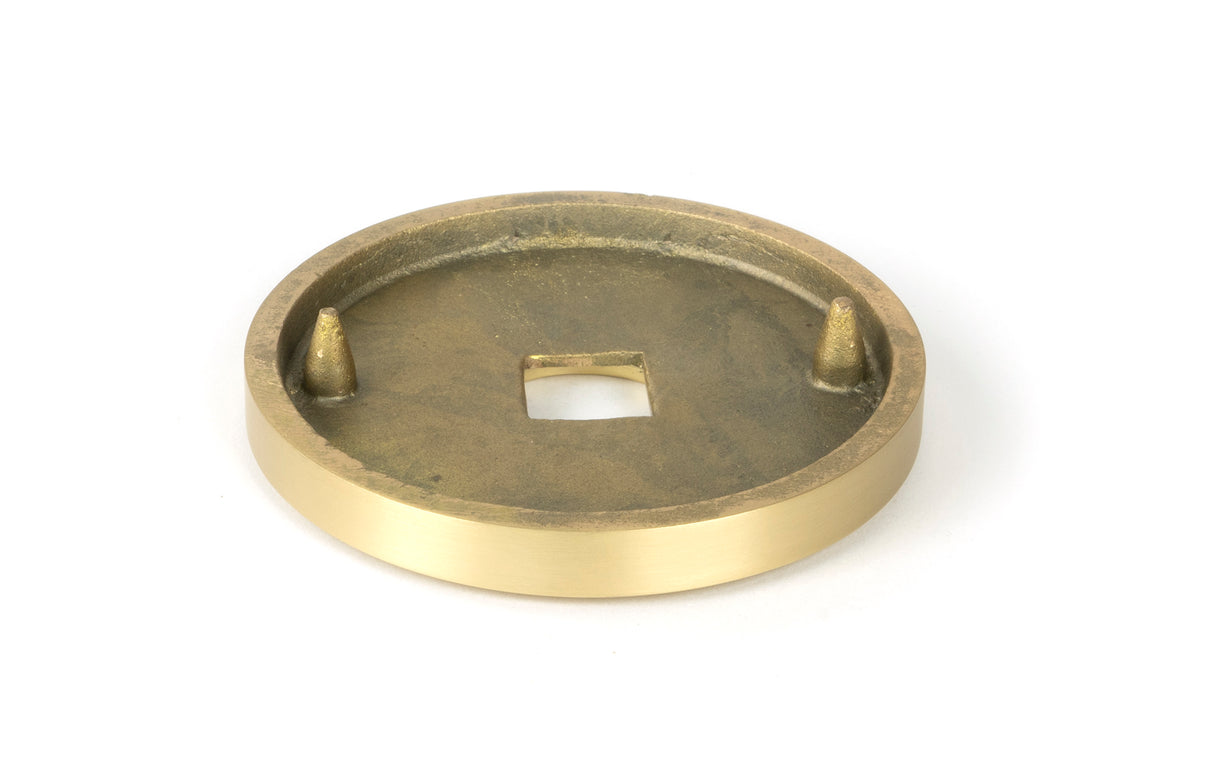 From The Anvil - Satin Brass Brompton Centre Door Knob (Beehive) | Sku. 50895 | Trade Door Handles.