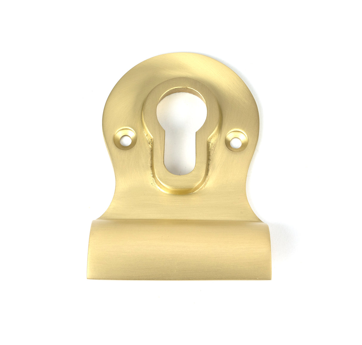 From The Anvil - Satin Brass Euro Door Pull | Sku. 50898 | Trade Door Handles.