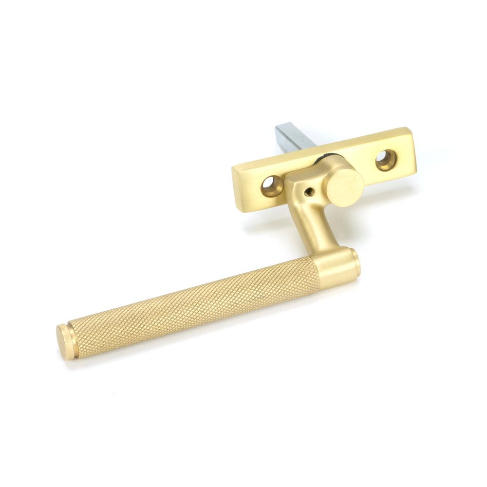 From The Anvil - Satin Brass Brompton Espag - RH | Sku. 50920 | Trade Door Handles.