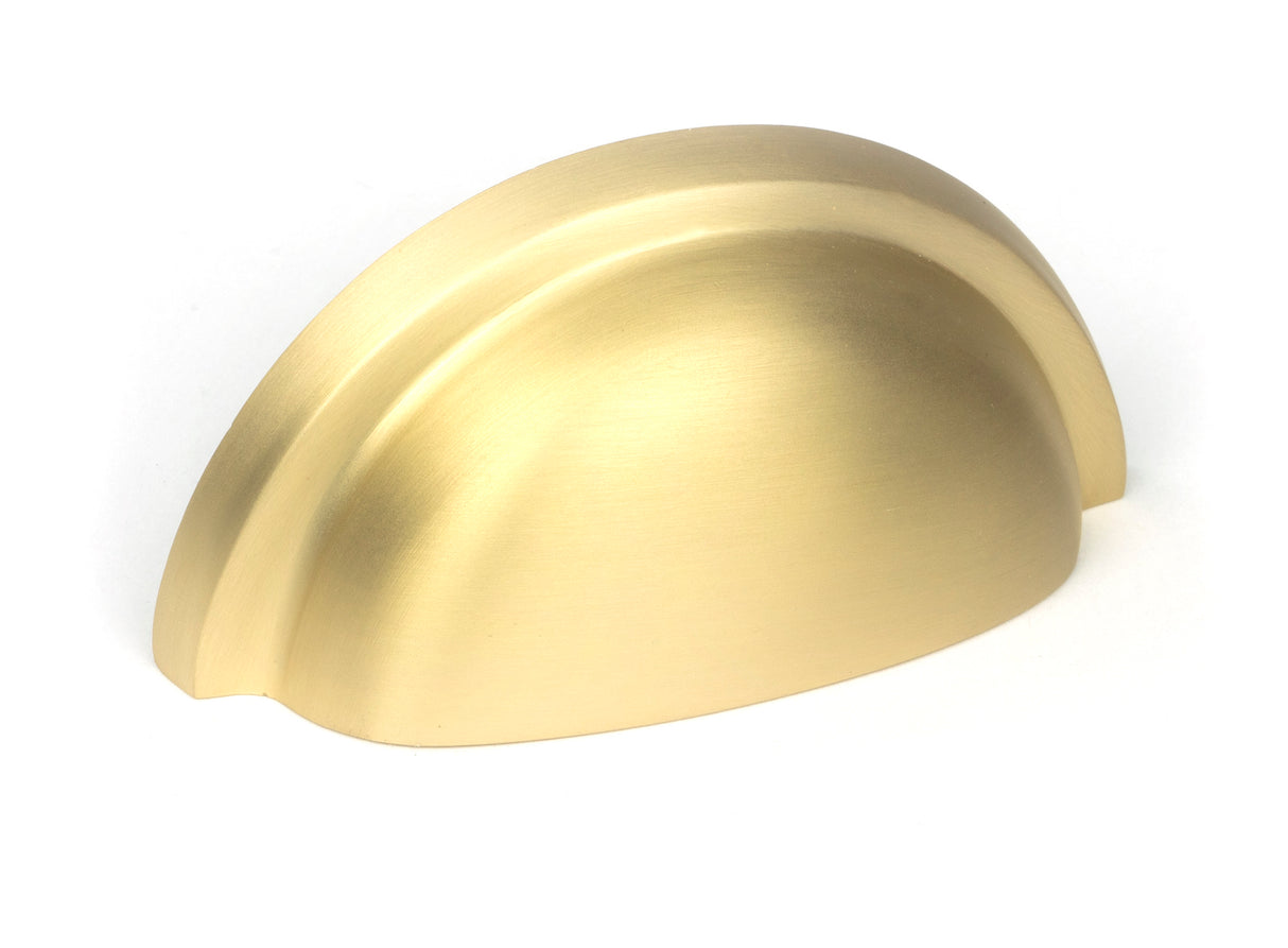 From The Anvil - Satin Brass Regency Concealed Drawer Pull | Sku. 50943 | Trade Door Handles.