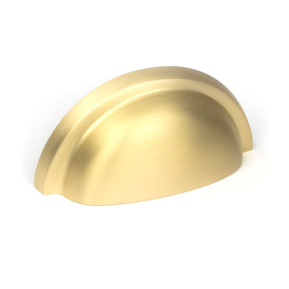 From The Anvil - Satin Brass Regency Concealed Drawer Pull | Sku. 50943 | Trade Door Handles.