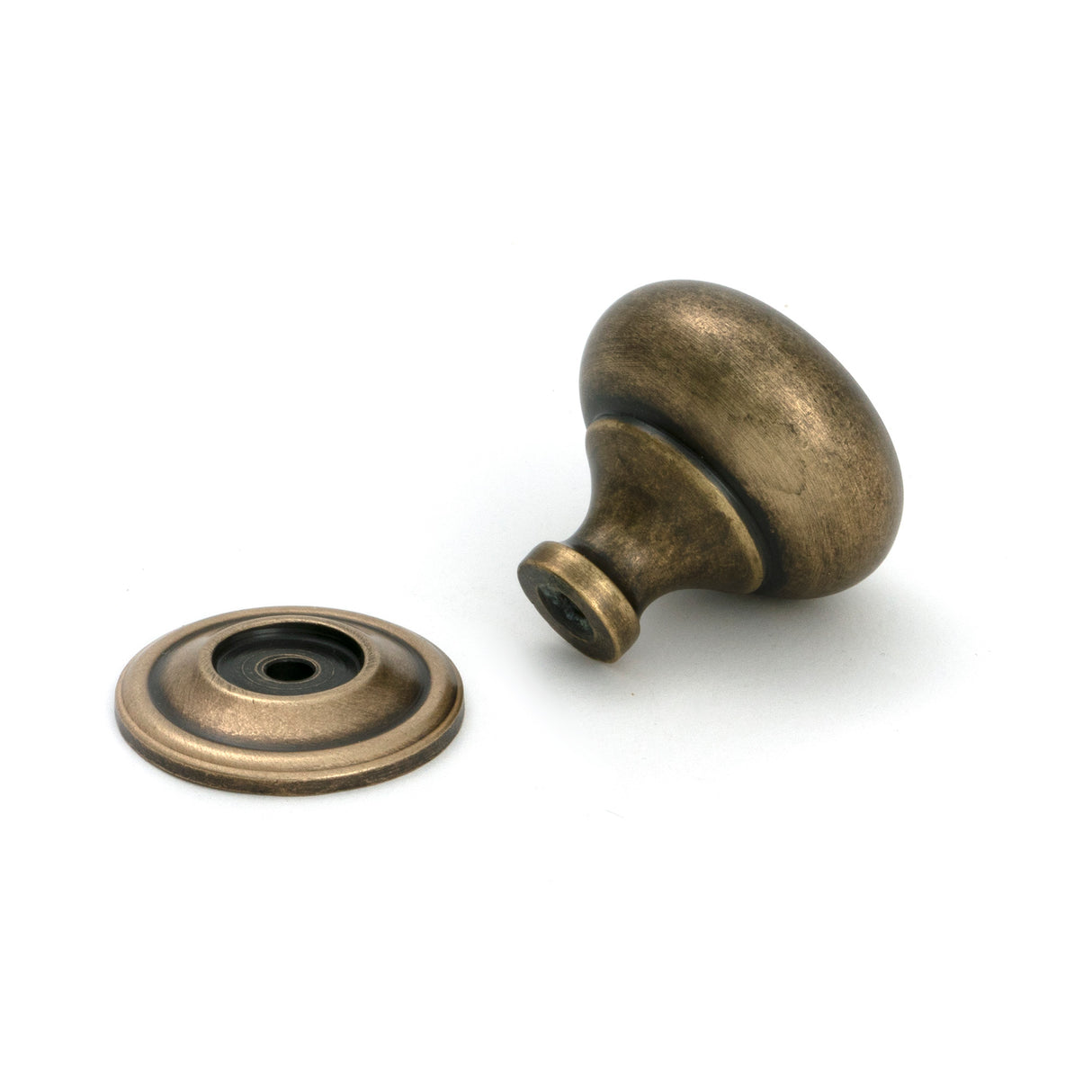 From The Anvil - Burnished Brass Mushroom Cabinet Knob 38mm | Sku. 50955 | Trade Door Handles.