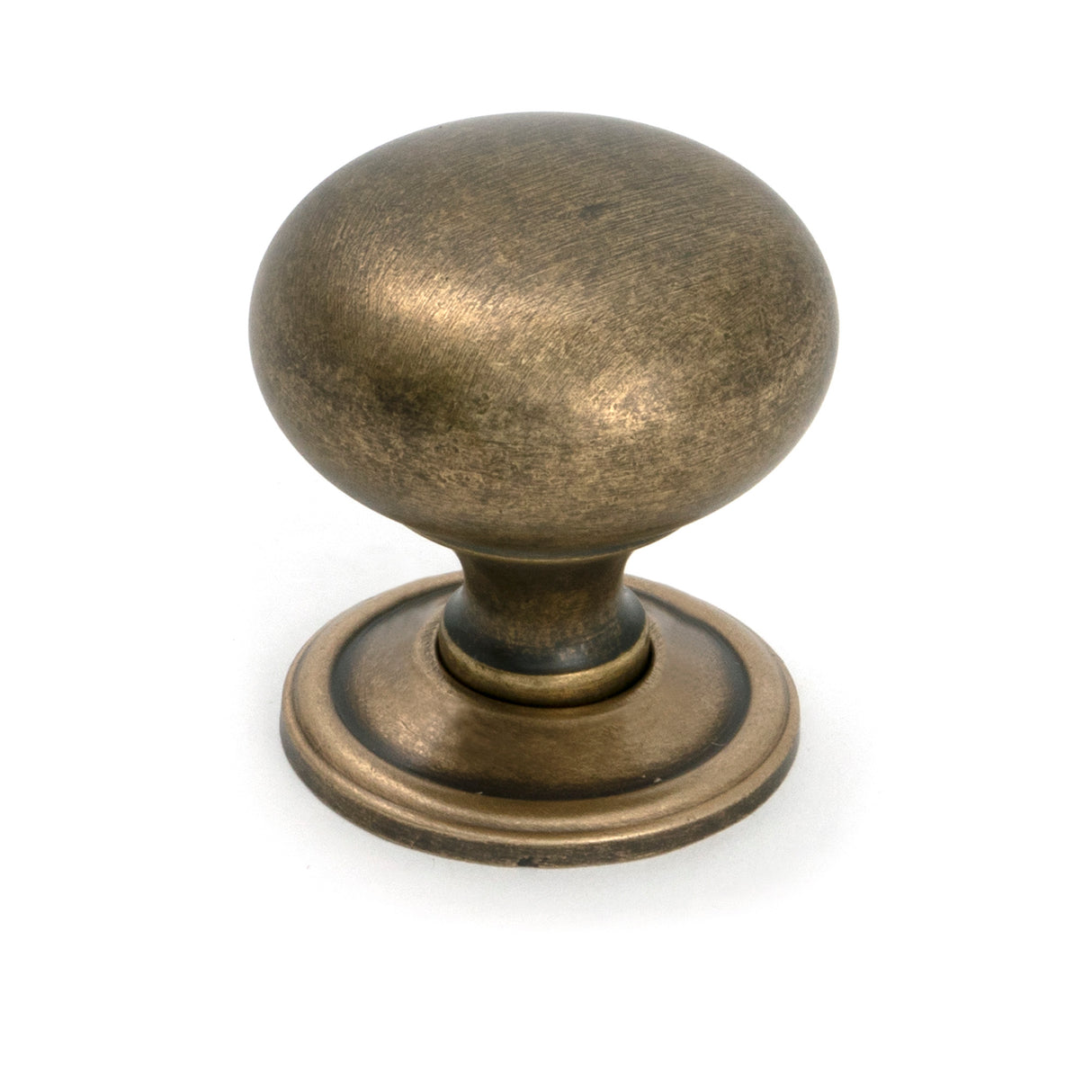 From The Anvil - Burnished Brass Mushroom Cabinet Knob 38mm | Sku. 50955 | Trade Door Handles.